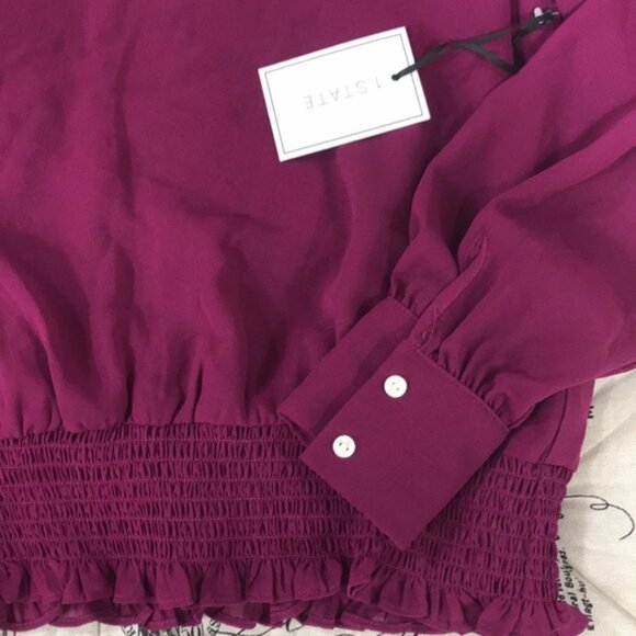 1.State Smocked V-Neck Top - Picture 4 of 5